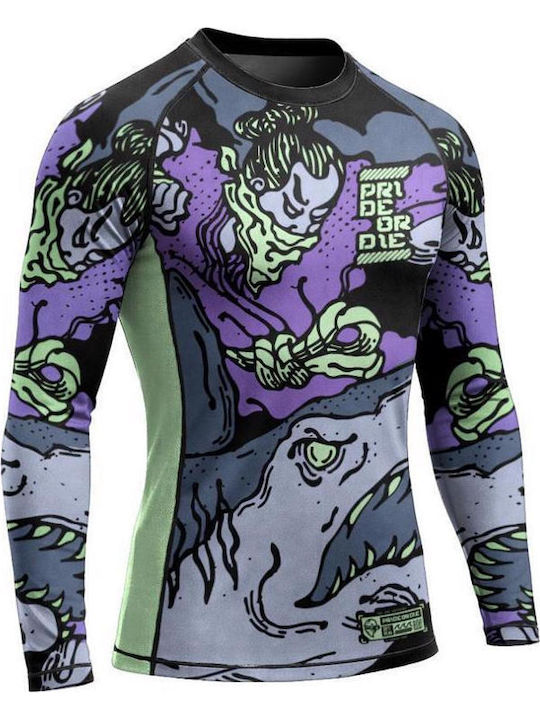 PrideOrDie Men's Short Sleeve Shirt POD302 for Jiu-Jitsu Black