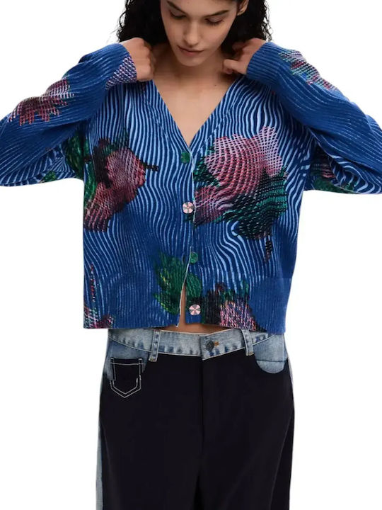Women's Knitted Cardigan Blue