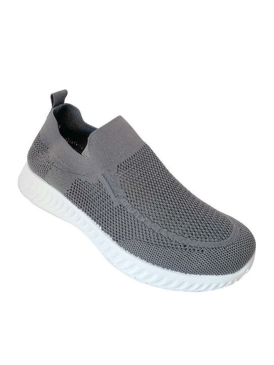 Slip-On-uri Pentru Bărbați Din Material Gri