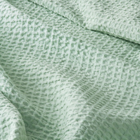 Kentia Cecilia Σετ Κουβέρτα Πικέ King Size 260x240εκ. Πράσινη