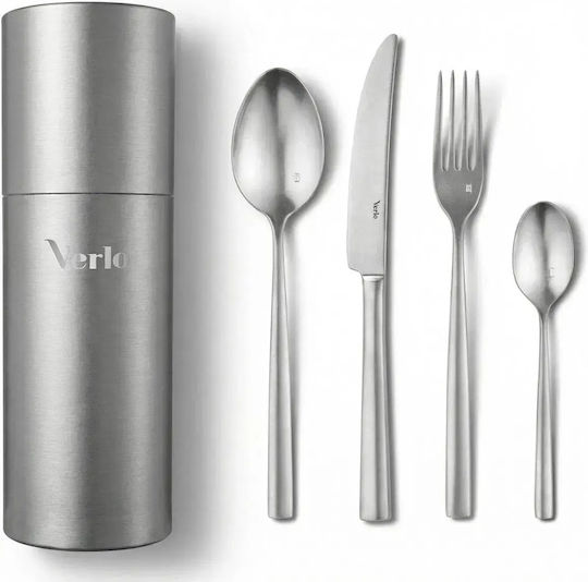 Verlo Cutlery Set Stainless Steel Silver 24 Pieces