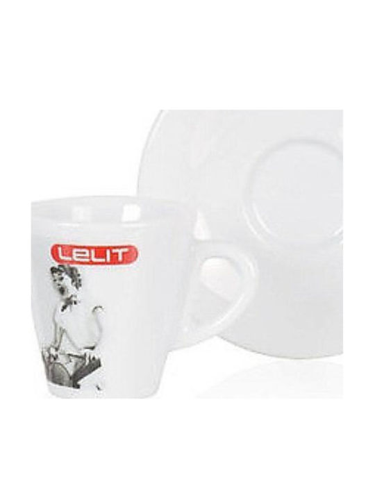 Lelit Φλιτζάνι Espresso από Πορσελάνη Λευκό 70ml