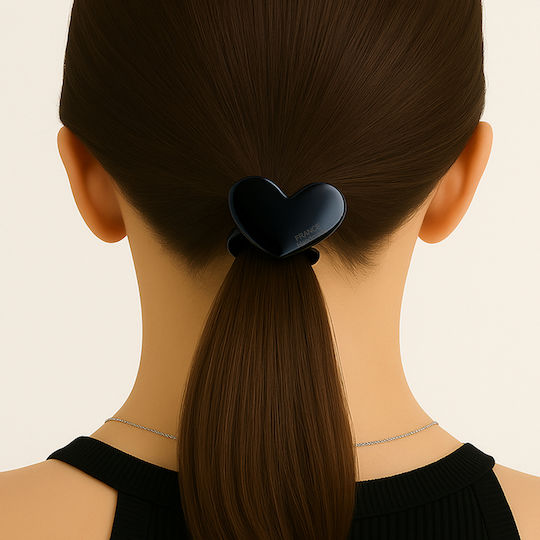 Avizar Elastic Casual Hair Polished Sleeve Opaline Heart Graceful Black Black