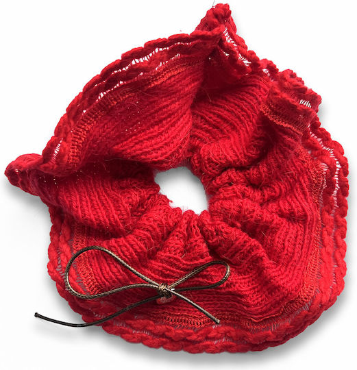 Avizar Класик Scrunchie Червен Минималистичен Мек Мрежест Гумени Ластици За Коса Червени