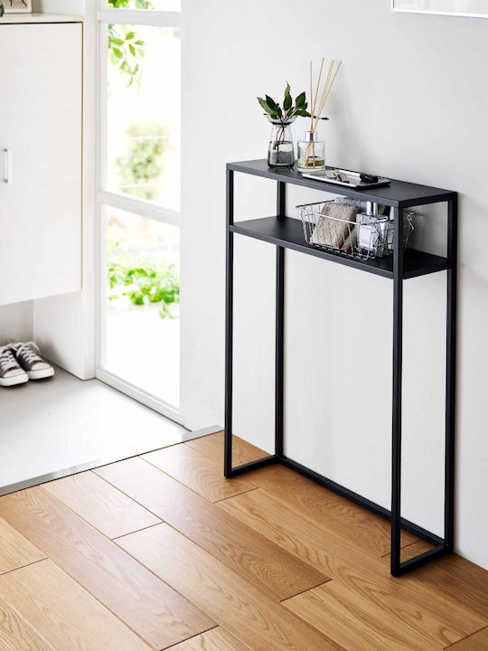 Tower Console Metal Black L60xW18.2xH80.2cm