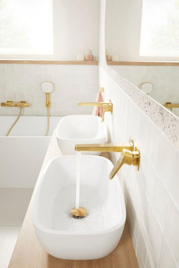 KFA Built-in Mixer & Mouthpiece Set for Bathroom Sink Gold