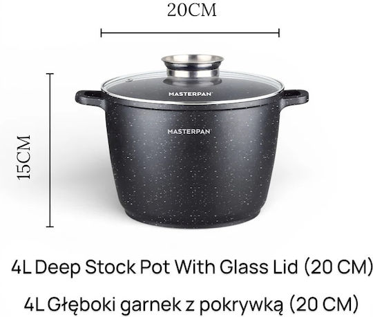Masterpan Касерола За Мляко От Алуминий На Пара 7л / 24см