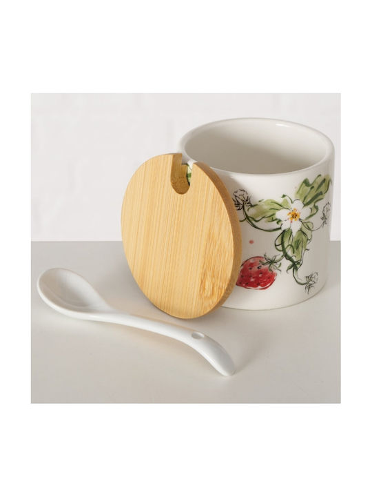 Boltze Σετ Δοχεία Φαγητού Μπαμπού Κόκκινα 7.5x8cm 2τμχ