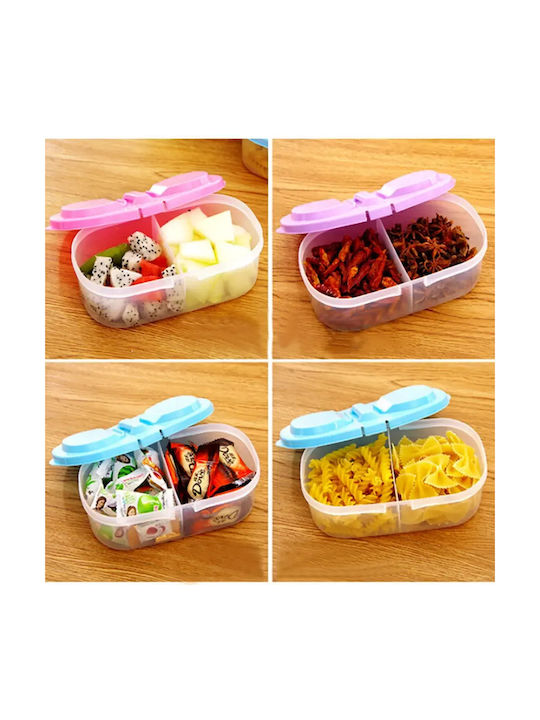 Pandaboo Plastic Light Blue Lunch Box