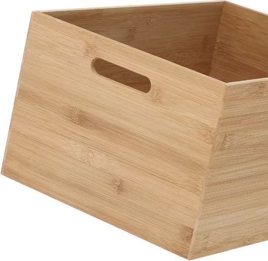 Zeller Hölzernes Aufbewahrungsbox mit Deckel Braune 40x30x21cm