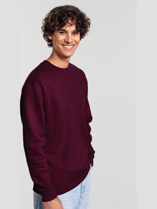 Fruit of the Loom Ανδρικό Διαφημιστικό Φούτερ Μακρυμάνικο Burgundy