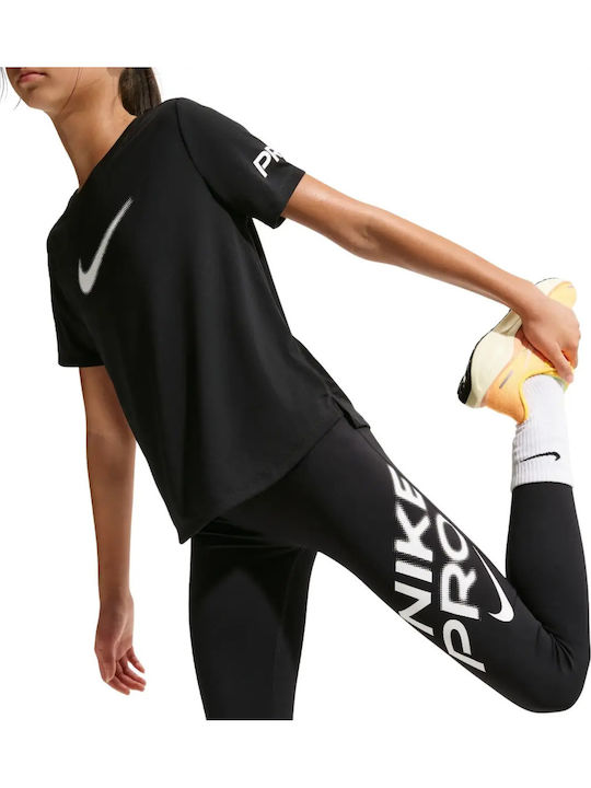 Kids Legging Sports Long Black