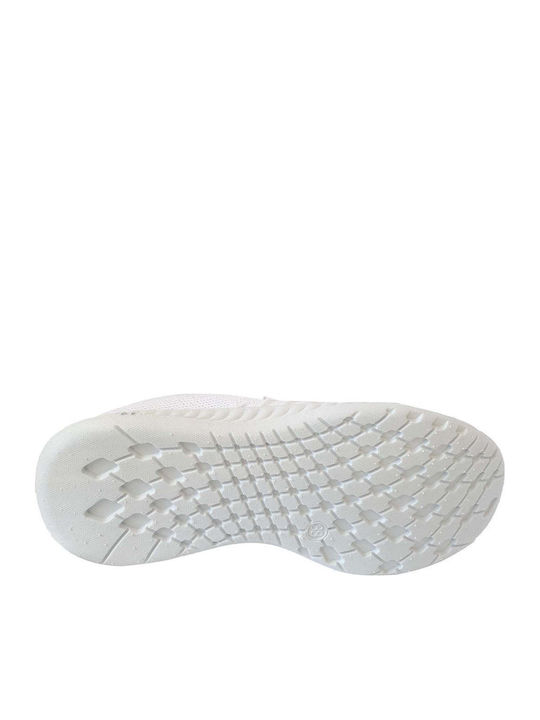 Дамски Slip-On Текстилни Бели