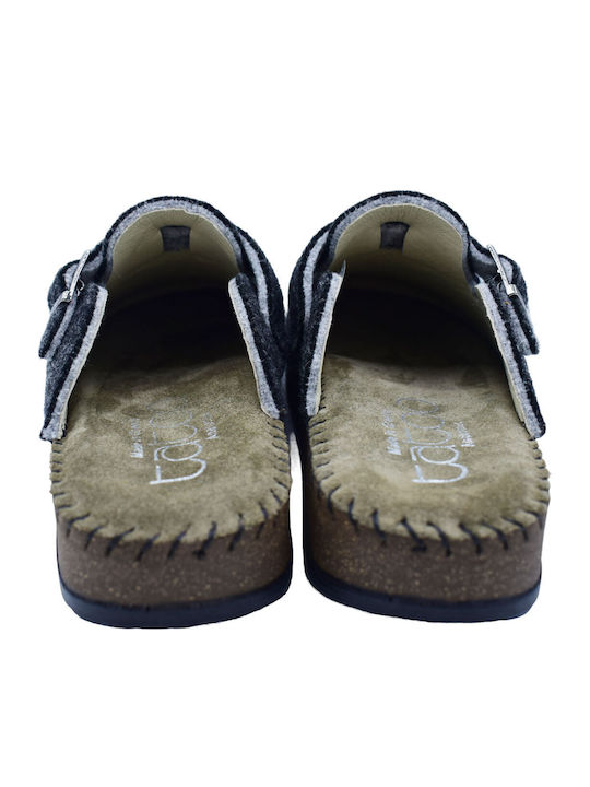 Anatomic Leather Women's Black Slippers