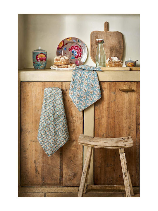 PiP Studio Πετσέτα Κουζίνας σε Μπλε Χρώμα 50x70cm 2τμχ
