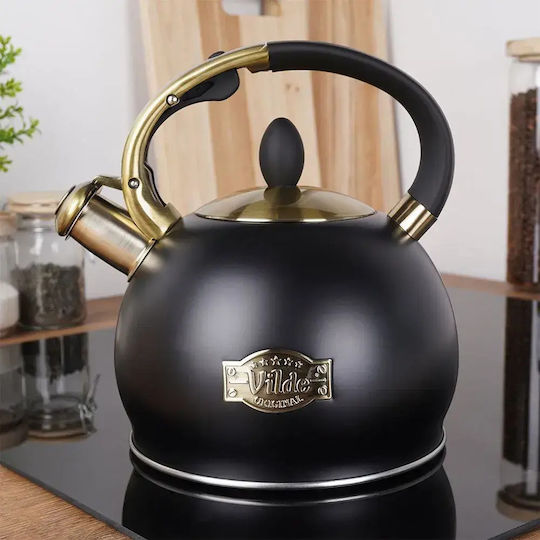Vilde Boiler Stainless Steel Black 3000ml