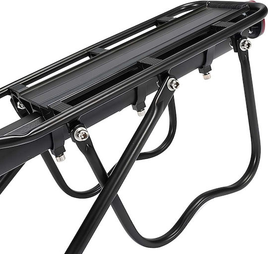 Avizar Aluminum Rear Bicycle Rack Maximum Load 50kg Black