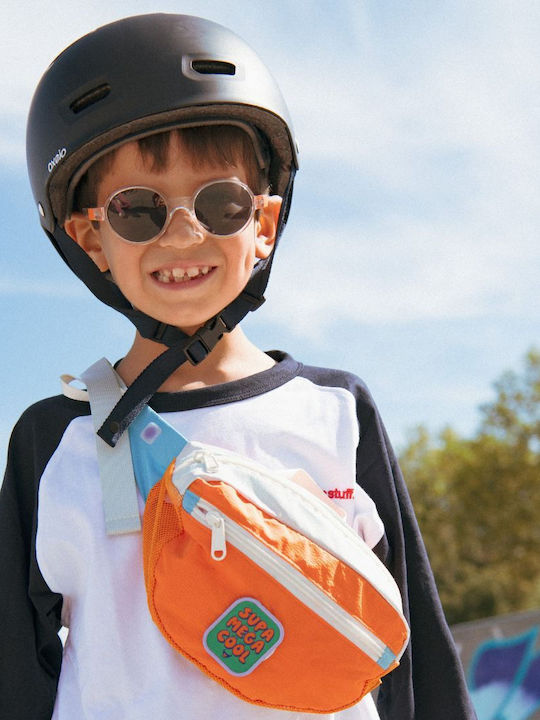 KiETLA Άθραυστα Oversized Παιδικά Γυαλιά Ηλίου με Polarized Φακό Διάφανα για 4-7 Ετών