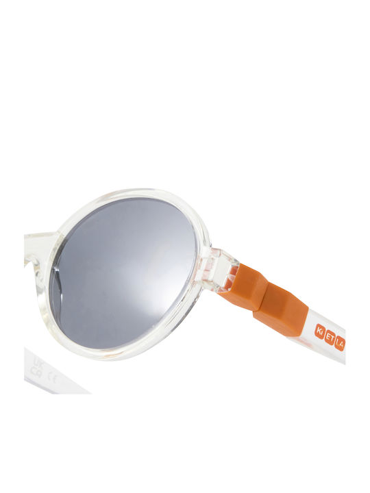 KiETLA Άθραυστα Oversized Παιδικά Γυαλιά Ηλίου με Polarized Φακό Διάφανα για 4-7 Ετών