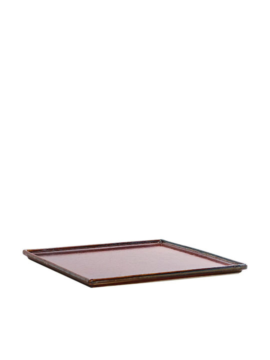 Verlo Verlo Servierplatten und Schüsseln Flacher Quadratischer 23x23cm