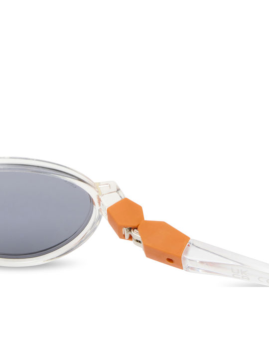 KiETLA Άθραυστα Oversized Παιδικά Γυαλιά Ηλίου με Polarized Φακό Διάφανα για 4-7 Ετών