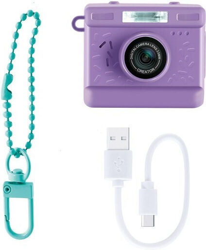 AS Photo Creator Mini Παιδική Φωτογραφική Μηχανή Μωβ