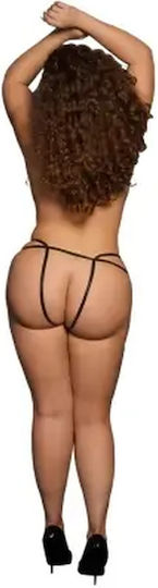 Σλιπ Passion Sophia Plus Size Ρυθμιζόμενα Λουράκια Χρυσές Λεπτομέρειες Le Desir