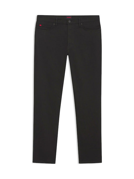 634 Men's Elastic Jeans Pants with Regular Tapered Fit Black