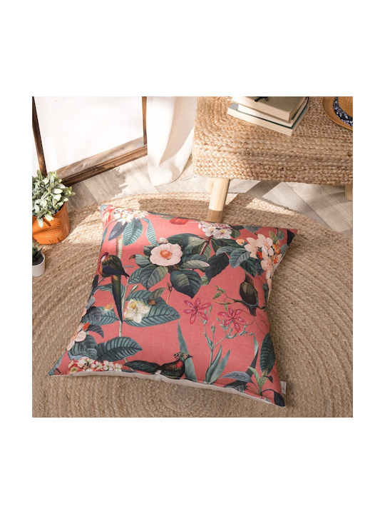 Teoran Teoran Decorative Pillow Case 100% Cotton Multicolour 50x50cm