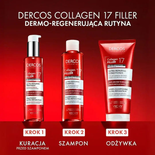 Vichy Dercos Collagen Filler Intensive Repair Conditioner 200 Ml