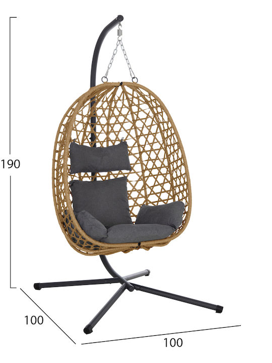 Φωλιά με Βάση Μεταλλική Μ88xΠ60xΥ190cm Μαύρη Φωλιά με Βάση Μεταλλική Μ88xΠ60xΥ190cm Μαύρη