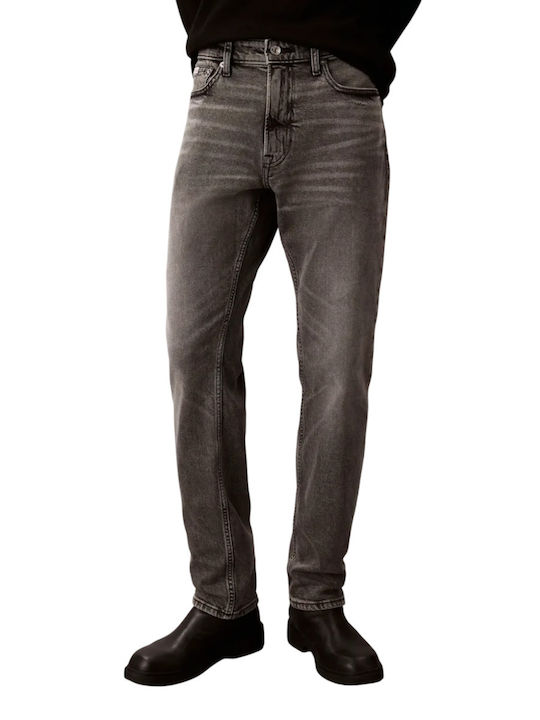 Calvin Klein Men's Elastic Slim Fit Gray Jeans Pants