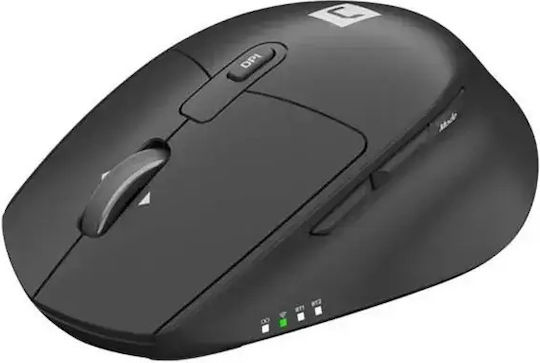 Natec Kite Ασύρματο Bluetooth Ποντίκι Μαύρο