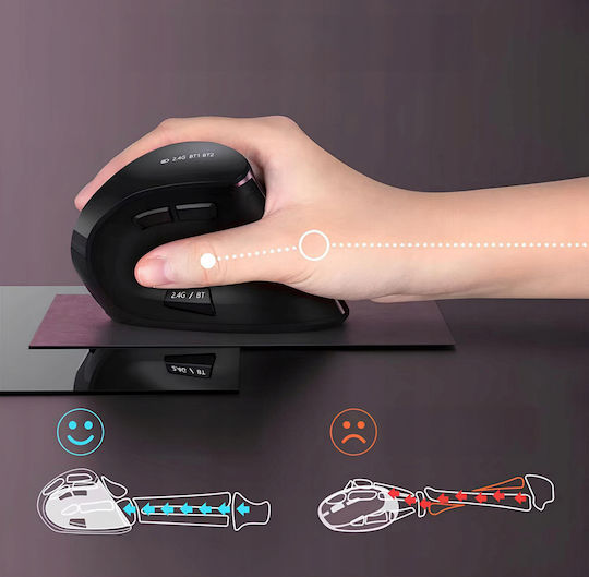 ZD1BM33QWS60 Mouse Vertical Bluetooth Ergonomic Wireless Negru