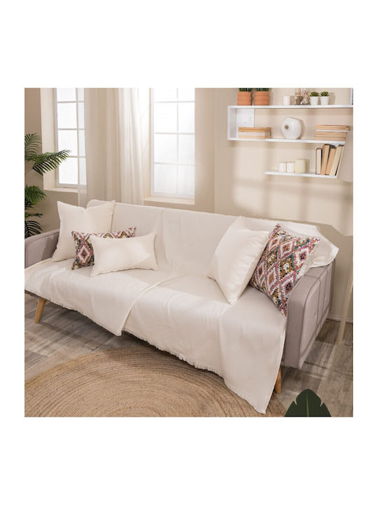 Teoran Bari 01 Ριχτάρι Πολυθρόνας Chenille 180x150εκ. Μπεζ
