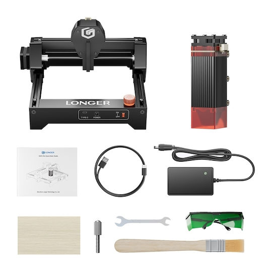 Longer Ray5 Mini Laser Engraver 3.5W Suitable for Leather Wood MDF Acrylic Plexiglass