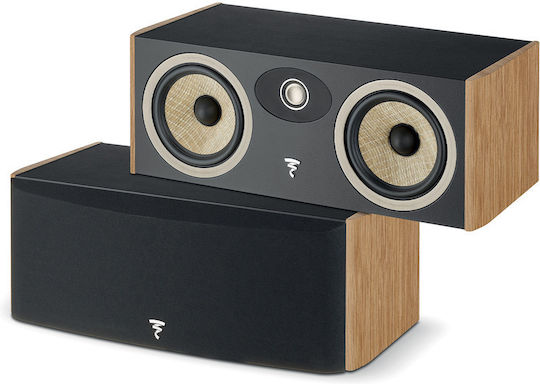 Focal Aria Evo X Center Ηχείο Hi-Fi Κεντρικό 120W 2 Δρόμων Π53.3xΒ24.5xΥ20εκ. Καφέ
