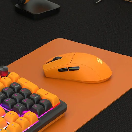 Redragon King Ultra Ασύρματο Gaming Ποντίκι 30000 DPI Πορτοκαλί