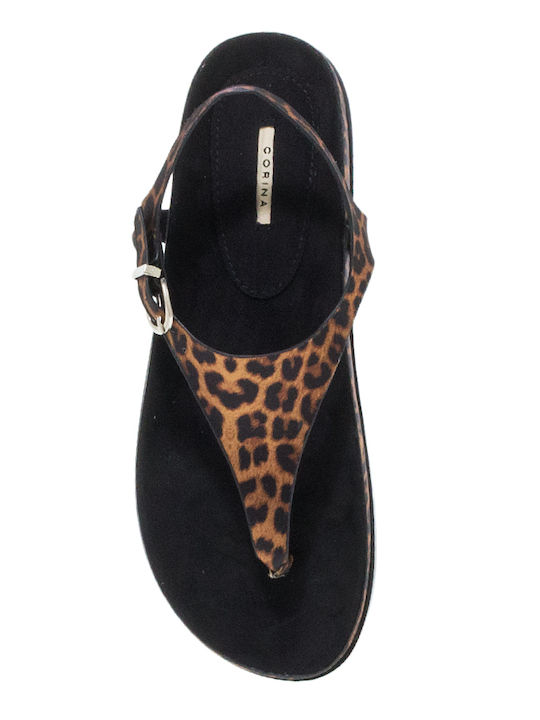 Damen Anatomische Braune Sandalen