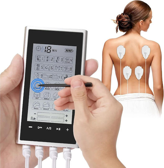 Elektrische Massager für Kopf, Rücken und Körper Silber