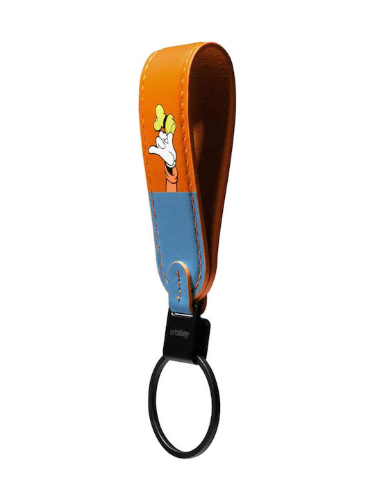 Кожен Органайзер За Ключове Orbitkey Disney Loop Ключодържател Гуфи