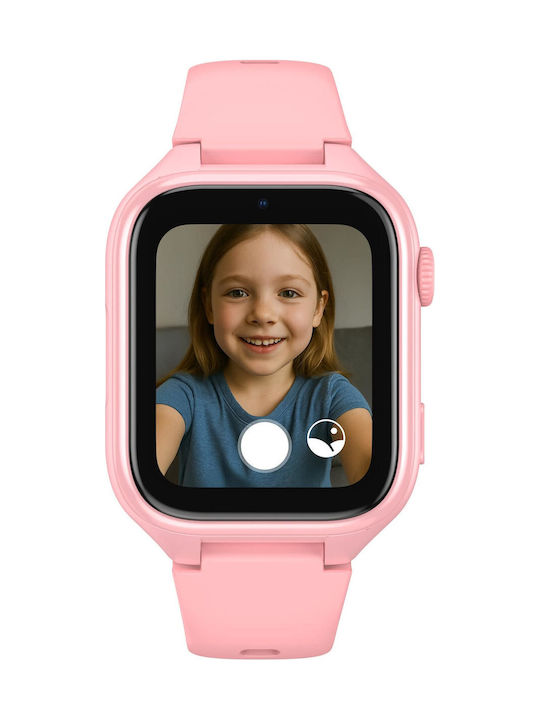 Junior Ceasuri Pentru Copii Smartwatch Cu GPS Și Cameră Roz