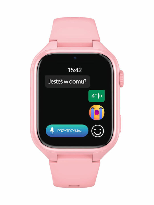 Junior Ceasuri Pentru Copii Smartwatch Cu GPS Și Cameră Roz