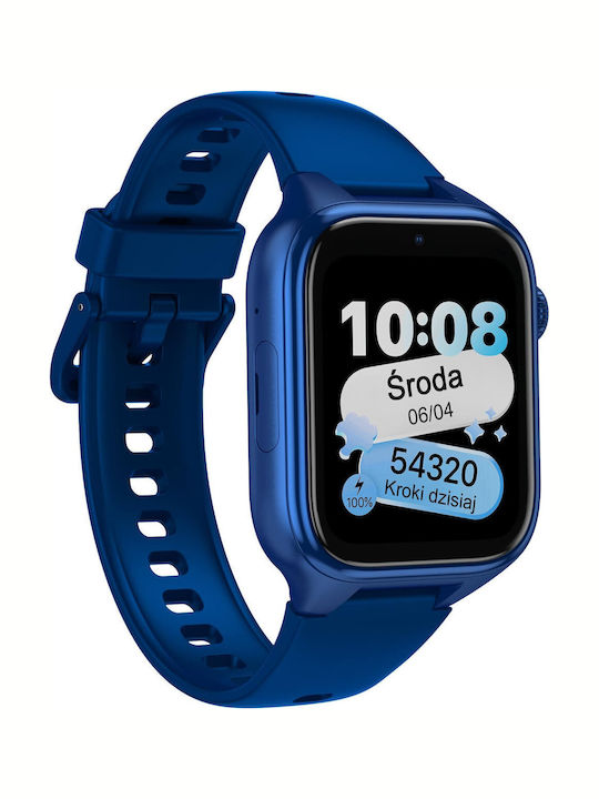 Junior Kids' Smartwatch 4G with GPS & Camera Blue