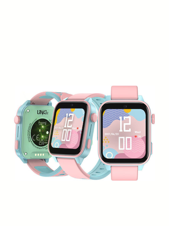 Bemi Kids' Smartwatch 4G with GPS & Camera Pink