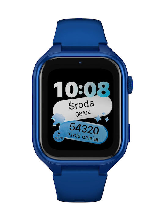 Junior Kids' Smartwatch 4G with GPS & Camera Blue