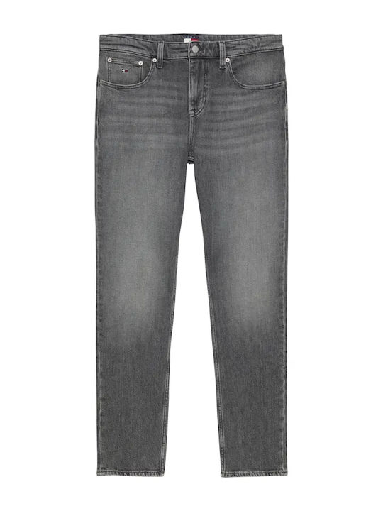 Scanton Faded Men's Jeans Pants with Slim Fit Grey Denim