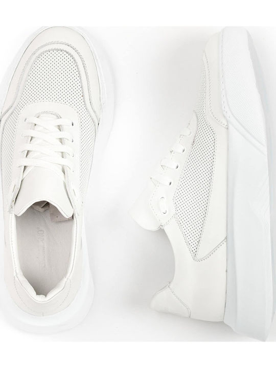 Ανδρικά Flatforms Sneakers Λευκά