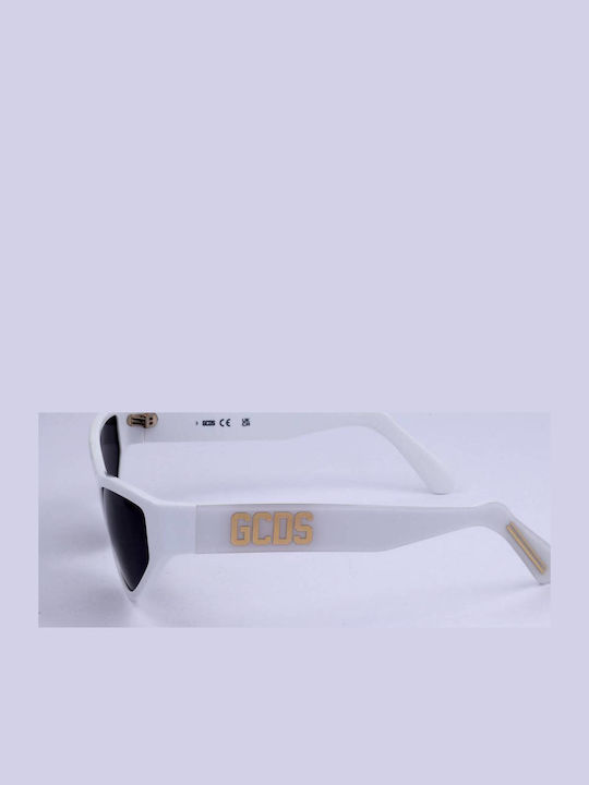 GCDS Unisex Γυαλιά Ηλίου με Λευκό Σκελετό GD0024 21A