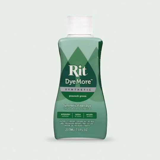 Rit Dyemore Liquid Βαφή Συνθετικών Υλικών – Peacock Green 236ml